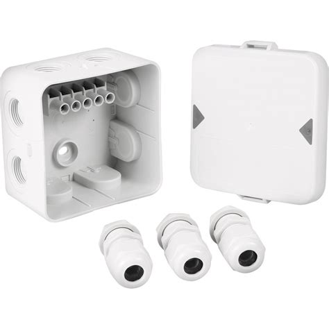 ip65 junction box white|screwfix ip65 connector box.